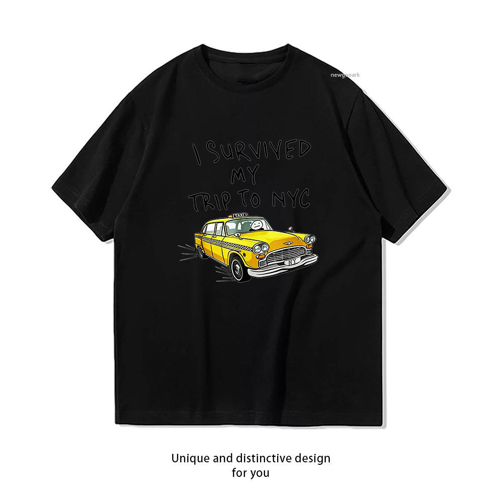 T-shirt « I Survived My Trip T - Yellow Summer Clothing avis et prix
