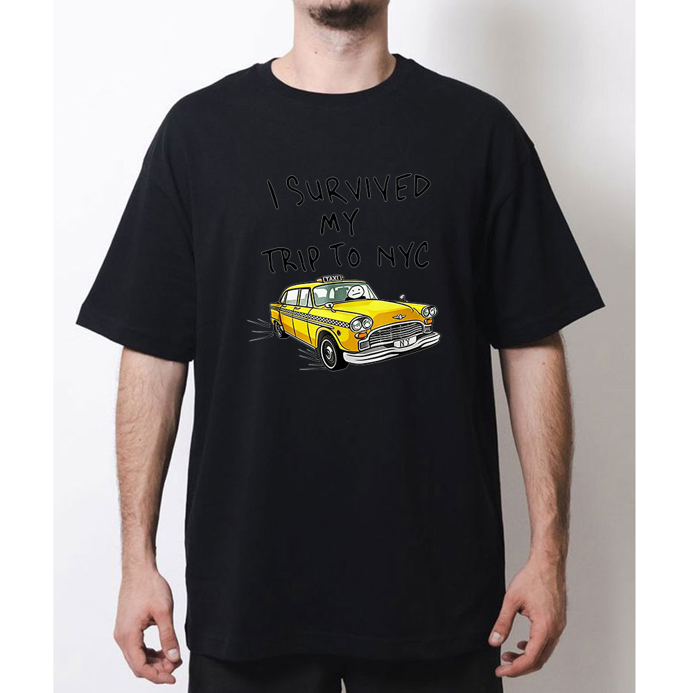 T-shirt « I Survived My Trip T - Yellow Summer Clothing avis et prix