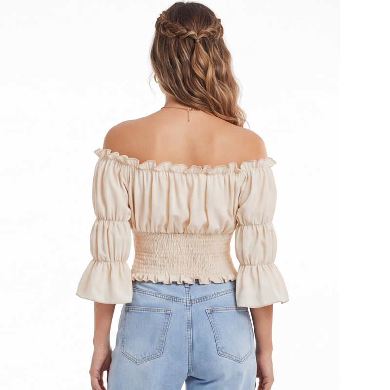 Blouse Renaissance pour femme, - Off Shoulder Blouse avis et prix