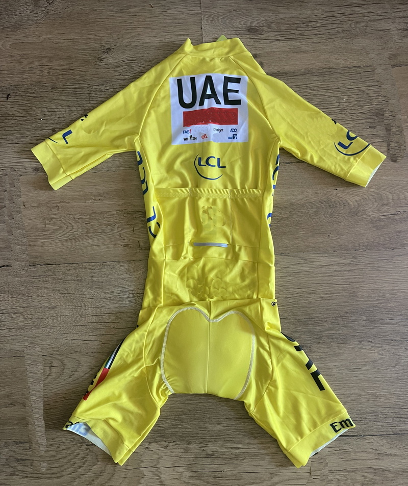 LASER-T-shirt de cyclisme jaun - Yellow Summer Clothing avis et prix