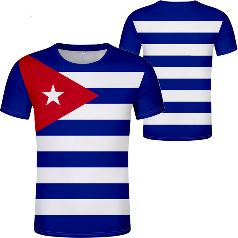 T-shirt cubain à manches court - Summer Clothing In Spanish avis et prix