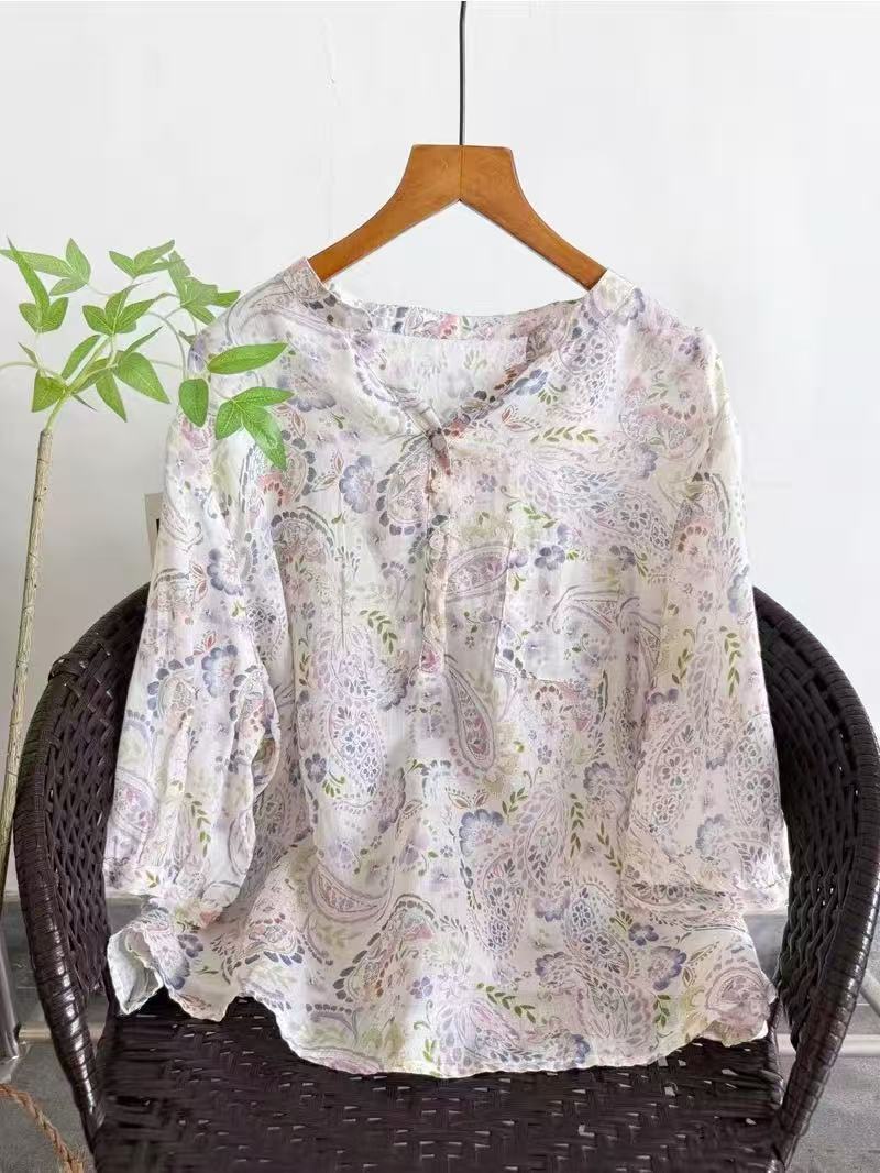 Chemises 100% ramie pour femme - Summer Clothing Japan avis et prix