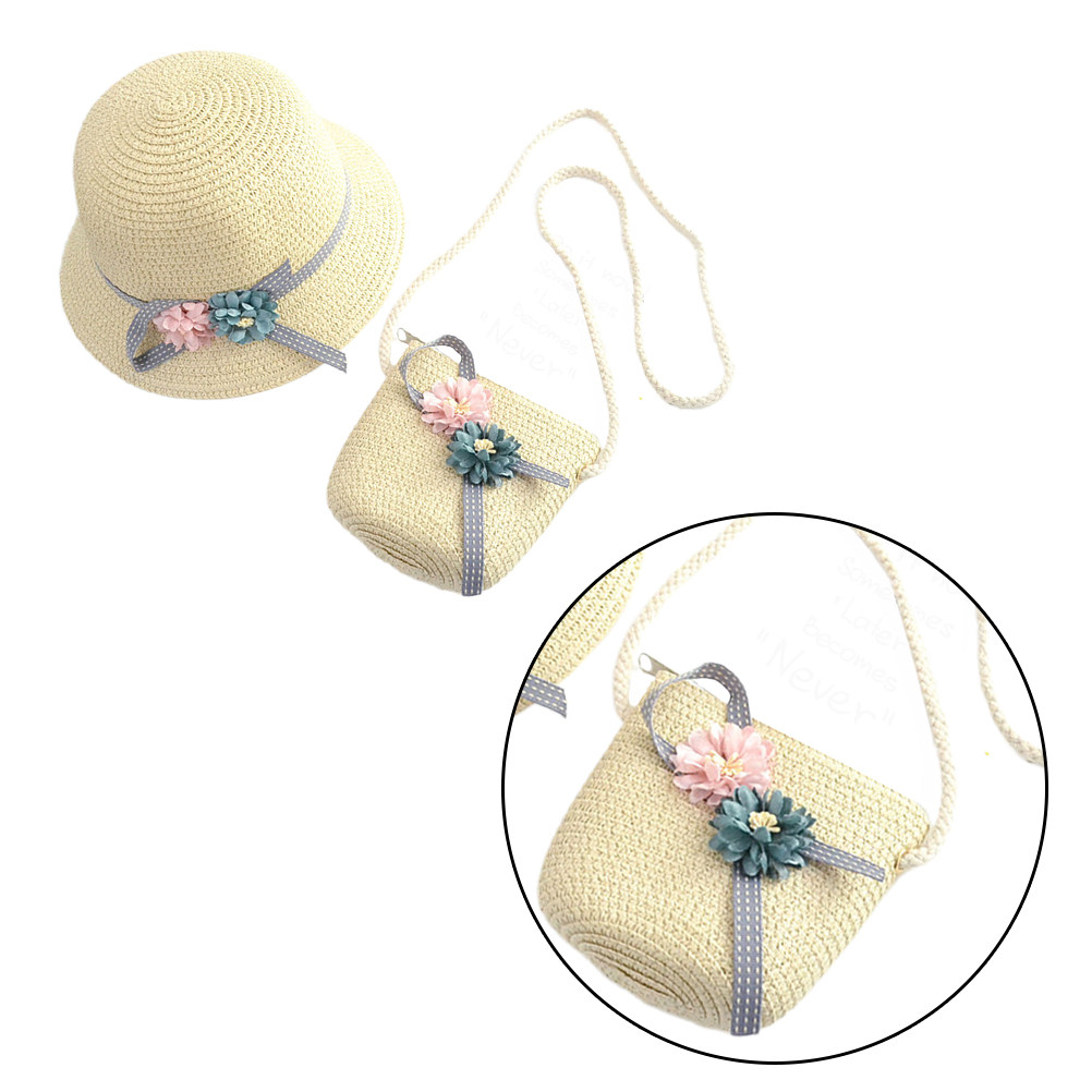 Ensemble de chapeau de paille  - Beach Bag Straw avis et prix