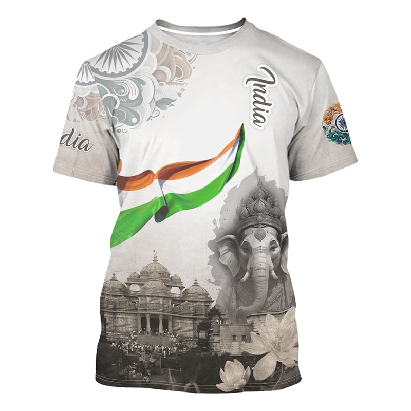 T-shirt à Manches Courtes et C - Summer Clothing India avis et prix