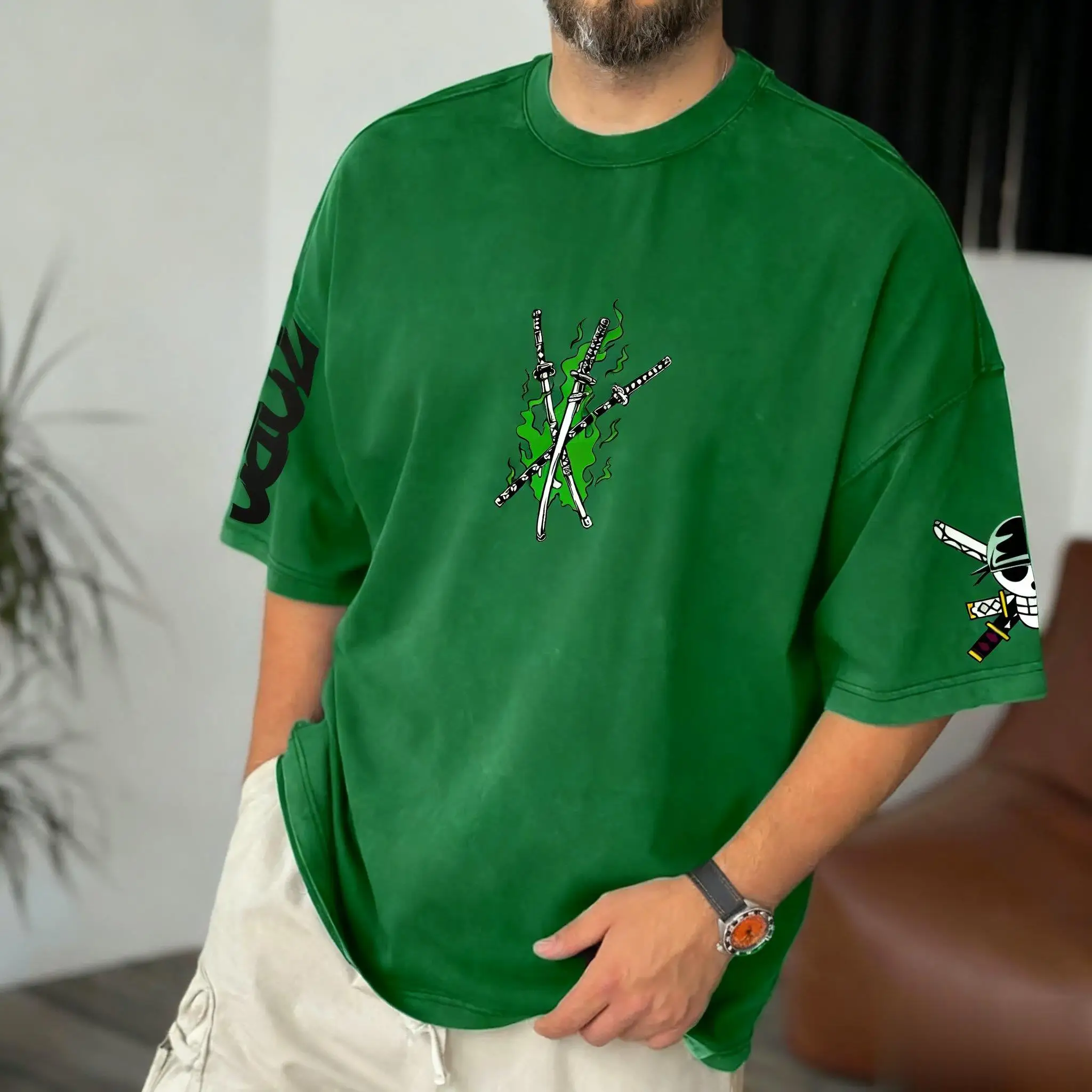 Été Y2k Anime une pièce Zoro g - Summer Clothing Men 2025 avis et prix