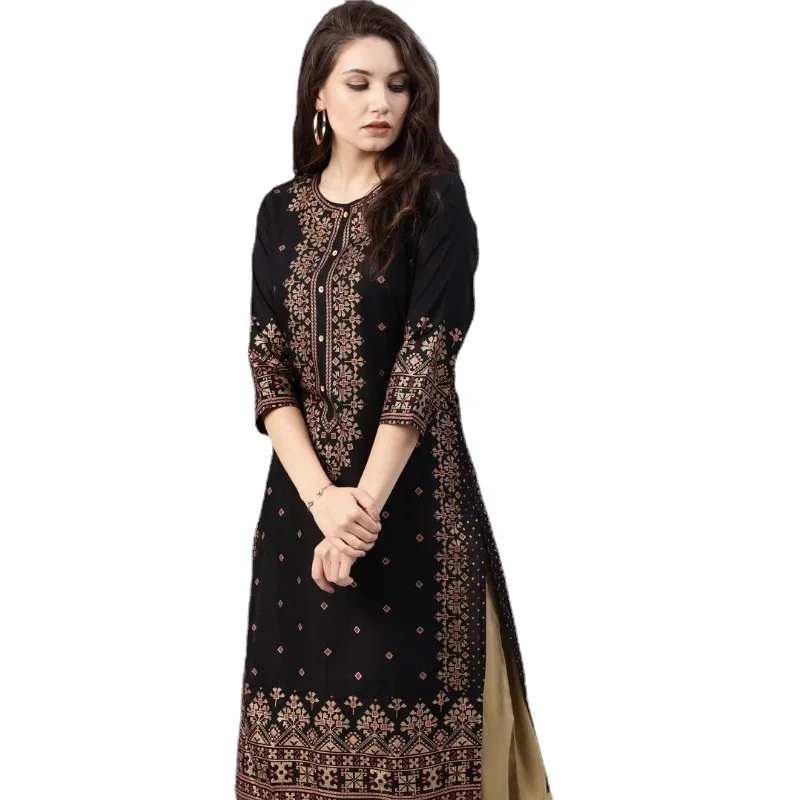 Robe Indienne en Coton Imprimé - Summer Clothing India avis et prix