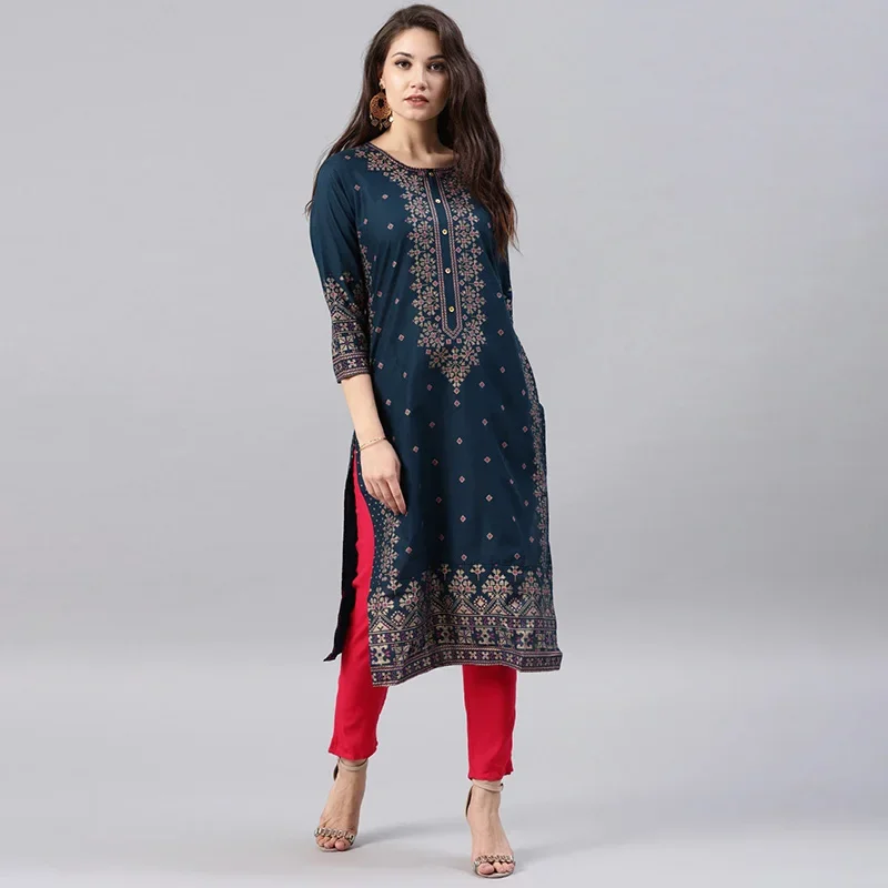 Robe Indienne en Coton Imprimé - Summer Clothing India avis et prix