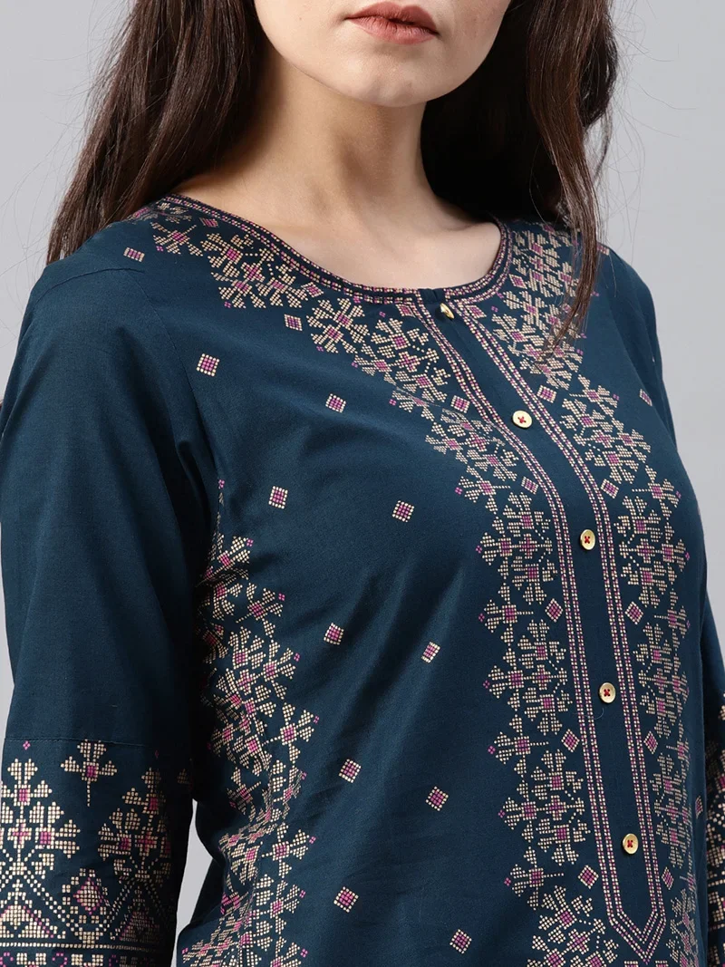 Robe Indienne en Coton Imprimé - Summer Clothing India avis et prix